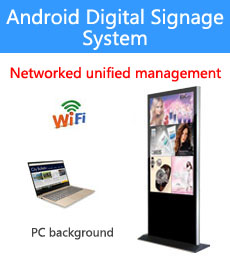 androids digital signage